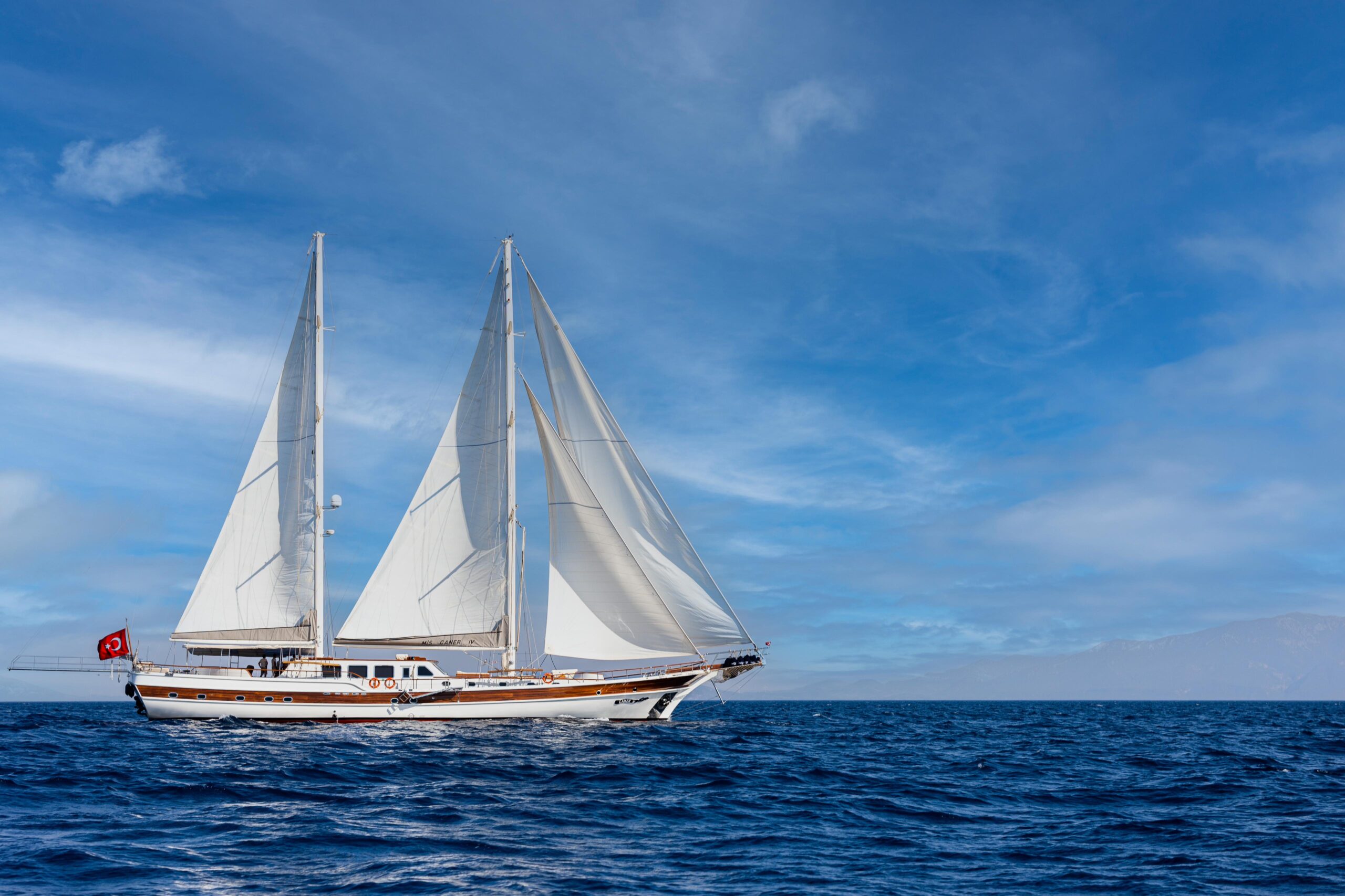 Caner IV gulet exterior view