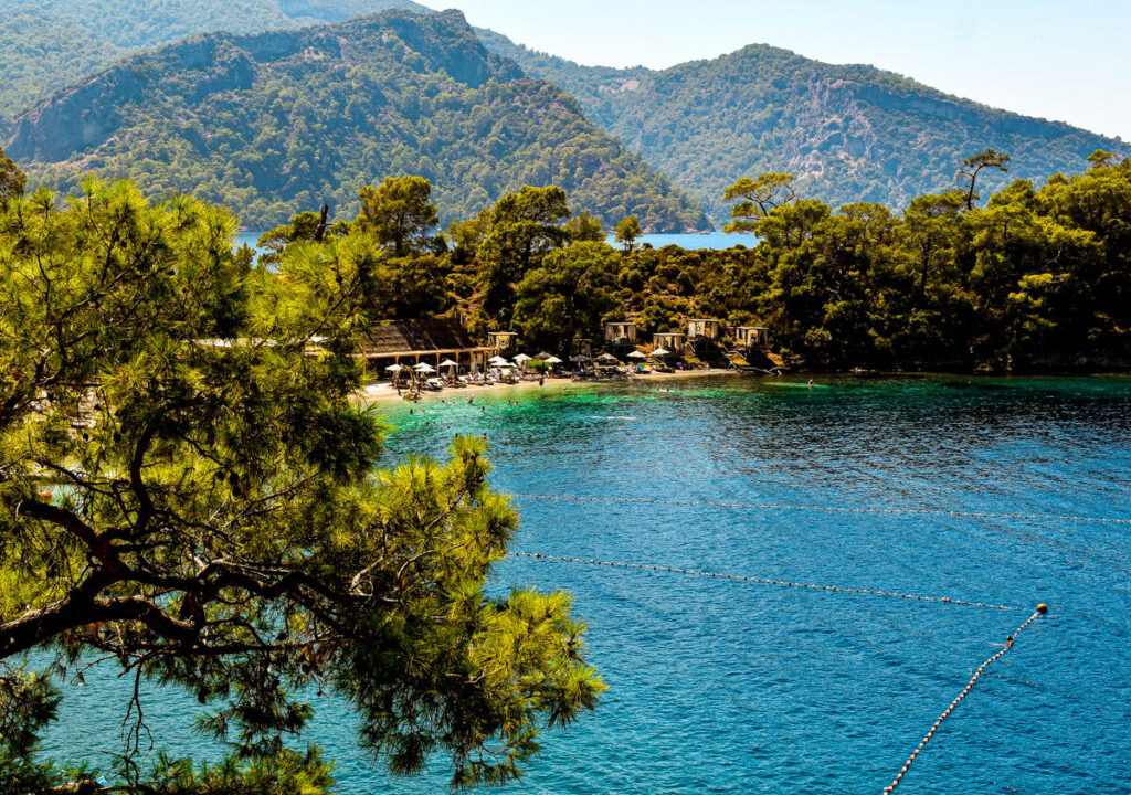 Boncuklu bay Turkish coast