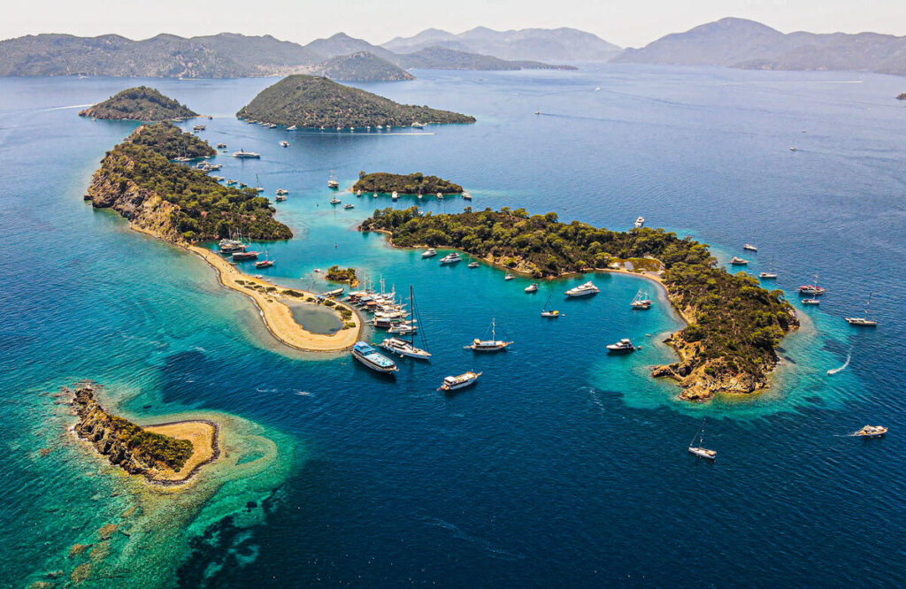 Yassica islands bay Gocek